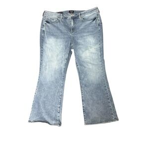 NYDJ Blue Flare Jeans Lift Tuck Technology Size 16W